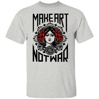 Make Art Not War Vintage  T-Shirt