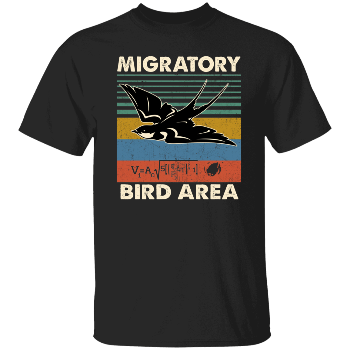 Vintage Migratory Bird Area Math Monty Python And The Holy Grail Vintage T-Shirt