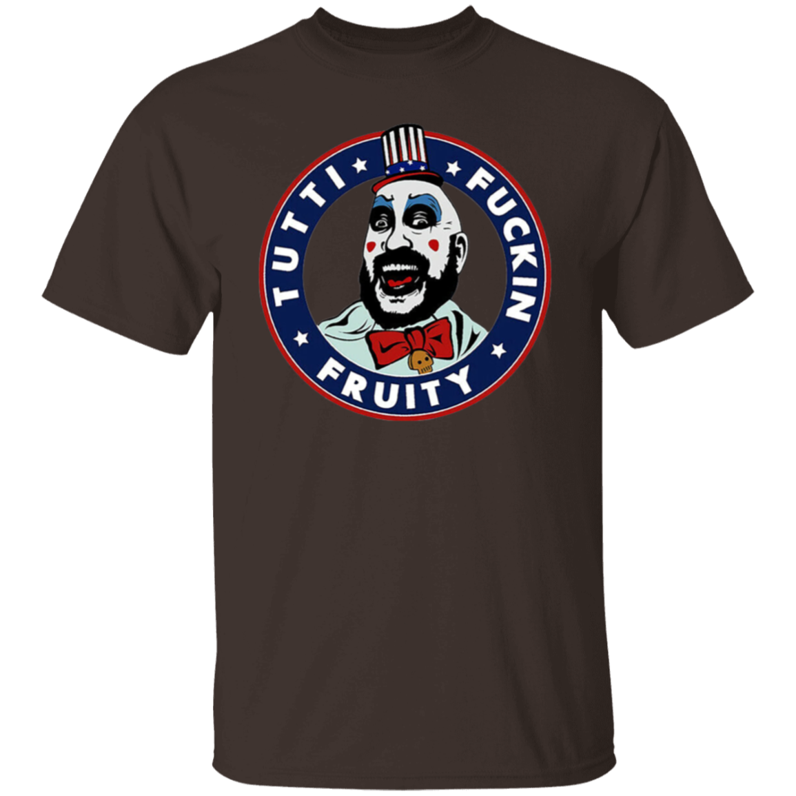Captain Spaulding Tutti Fuckin Fruity Horror Halloween Vintage T-Shirt - leleart
