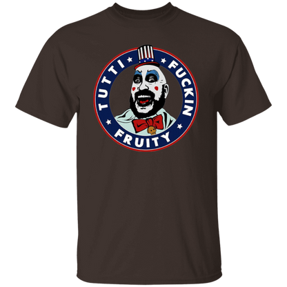 Captain Spaulding Tutti Fuckin Fruity Horror Halloween Vintage T-Shirt - leleart