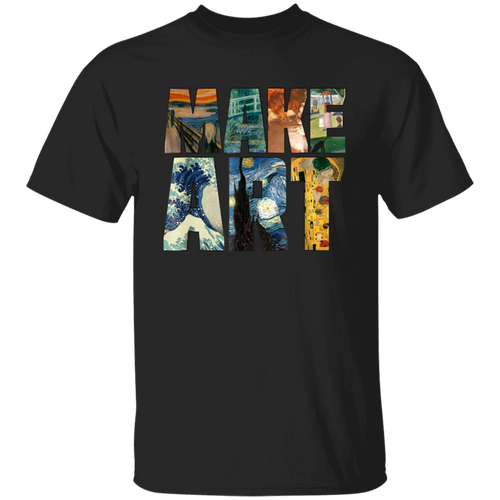 Make Art Teacher Vintage Unisex T-Shirt - letter