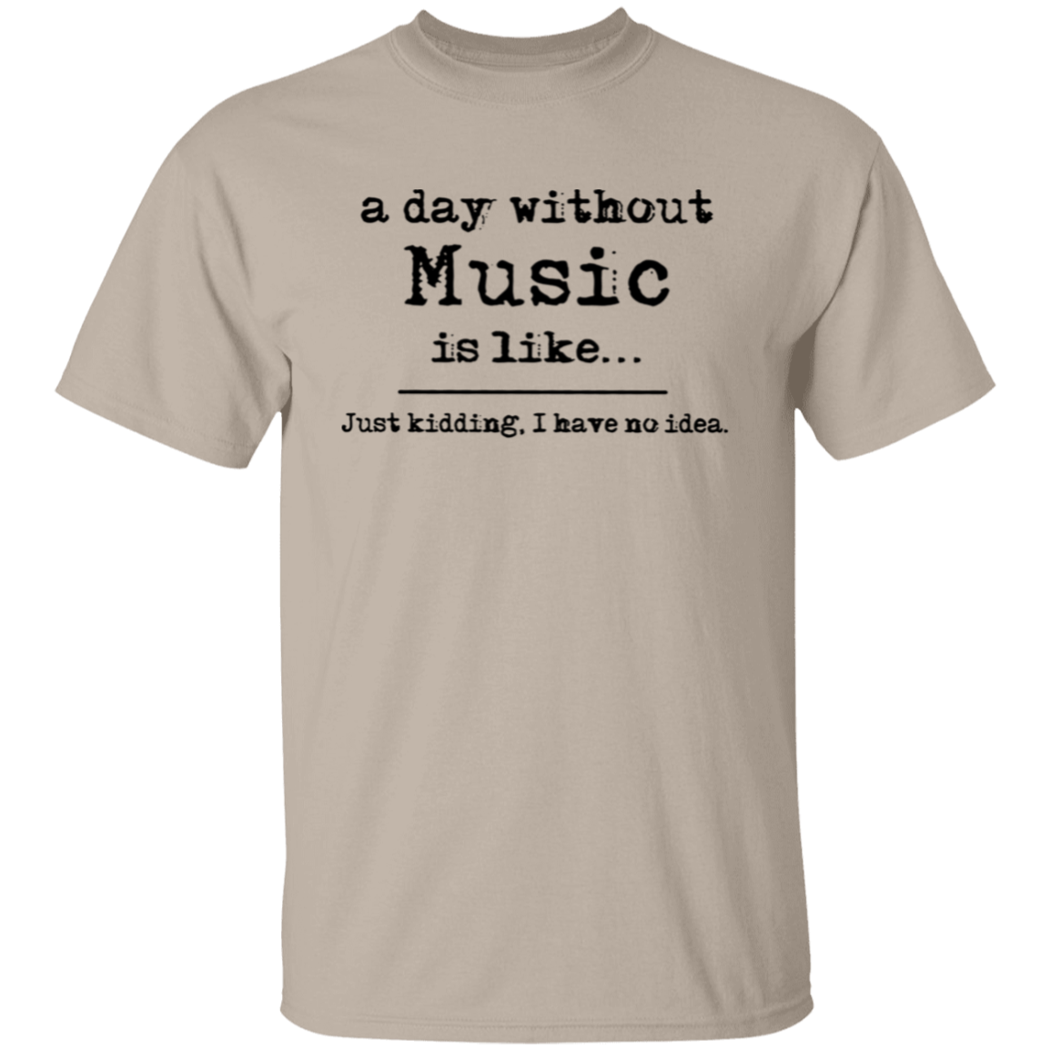 A Day Without Music Is Like Teacher Vintage Unisex T-Shirt - letter