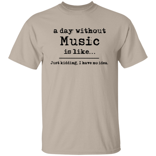 A Day Without Music Is Like Teacher Vintage Unisex T-Shirt - letter