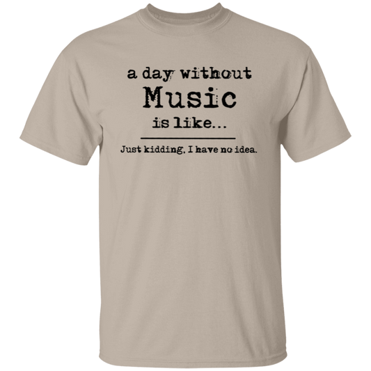 A Day Without Music Is Like Teacher Vintage Unisex T-Shirt - letter