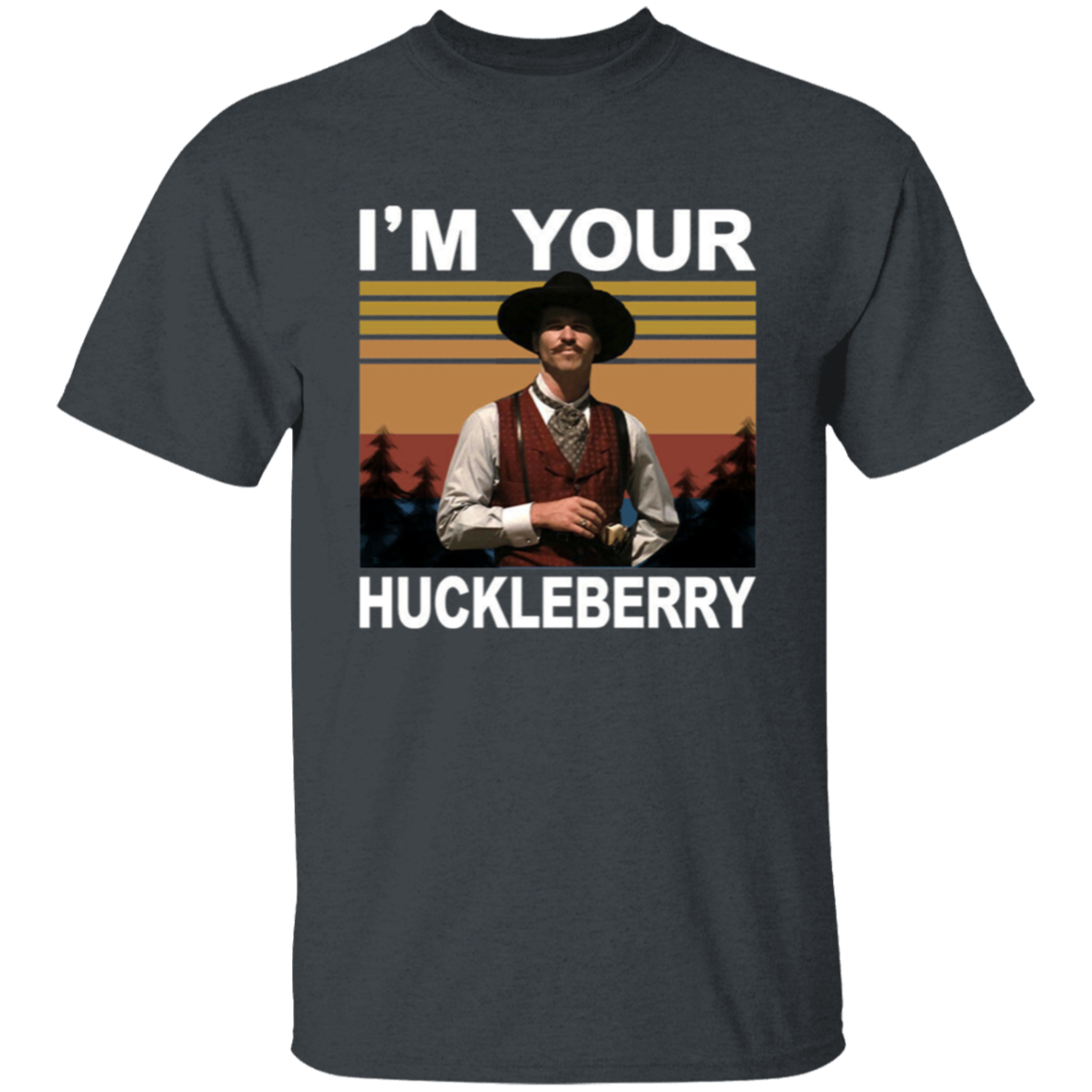 Cool Doc Holliday I'm Your Huckleberry Sunset Vintage  Unisex  T-Shirt - lucy - 89367108