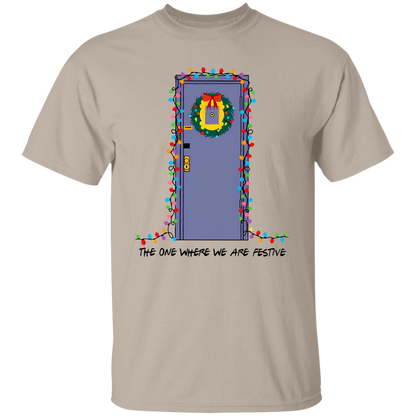 The One Where We Are Festive Teacher Vintage Unisex  T-Shirt - letter