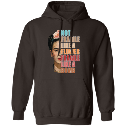 Not Fragile Like A Flower Fragile Like A Bomb Funny Vintage G185 Pullover Hoodie - lucy - 88753461