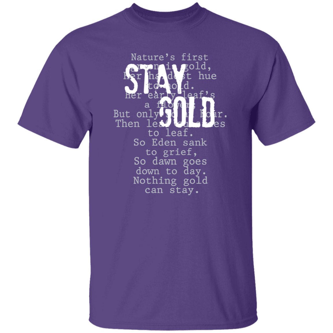 Greasers Stay Gold Teacher T-Shirt - CDCraft