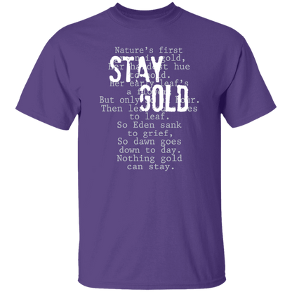 Greasers Stay Gold Teacher T-Shirt - CDCraft