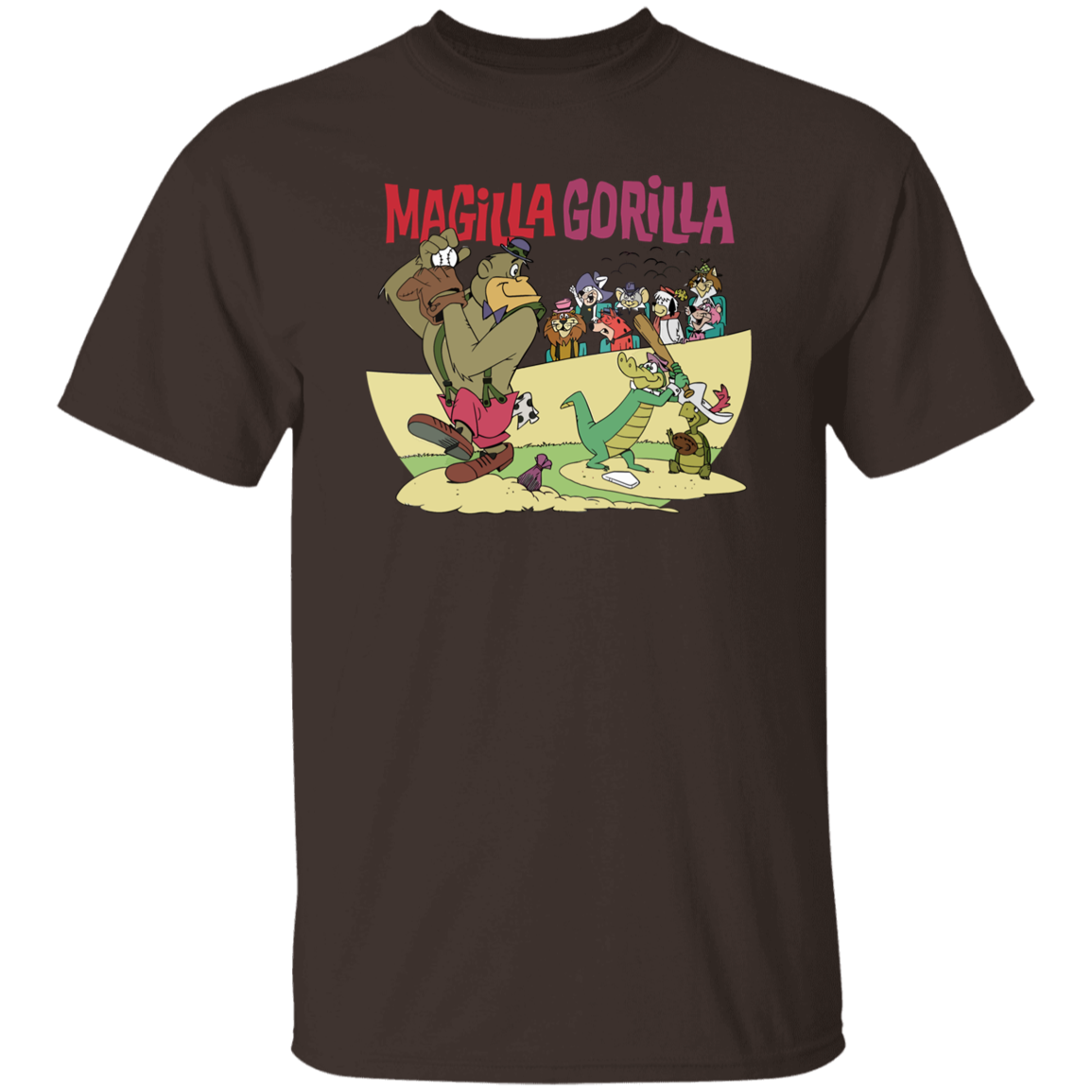 G500 5.3 oz. T-Shirt Tribute To Magilla Gorilla Cartoon Show From The 1960s T-Shirt