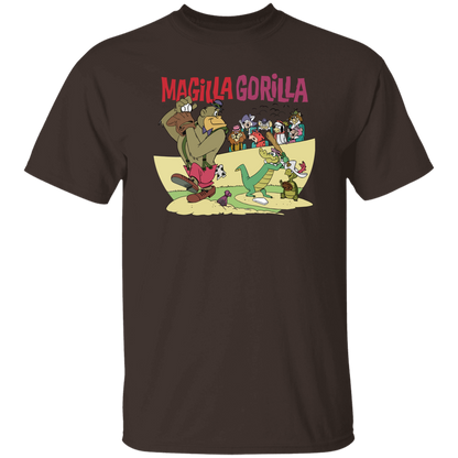 G500 5.3 oz. T-Shirt Tribute To Magilla Gorilla Cartoon Show From The 1960s T-Shirt