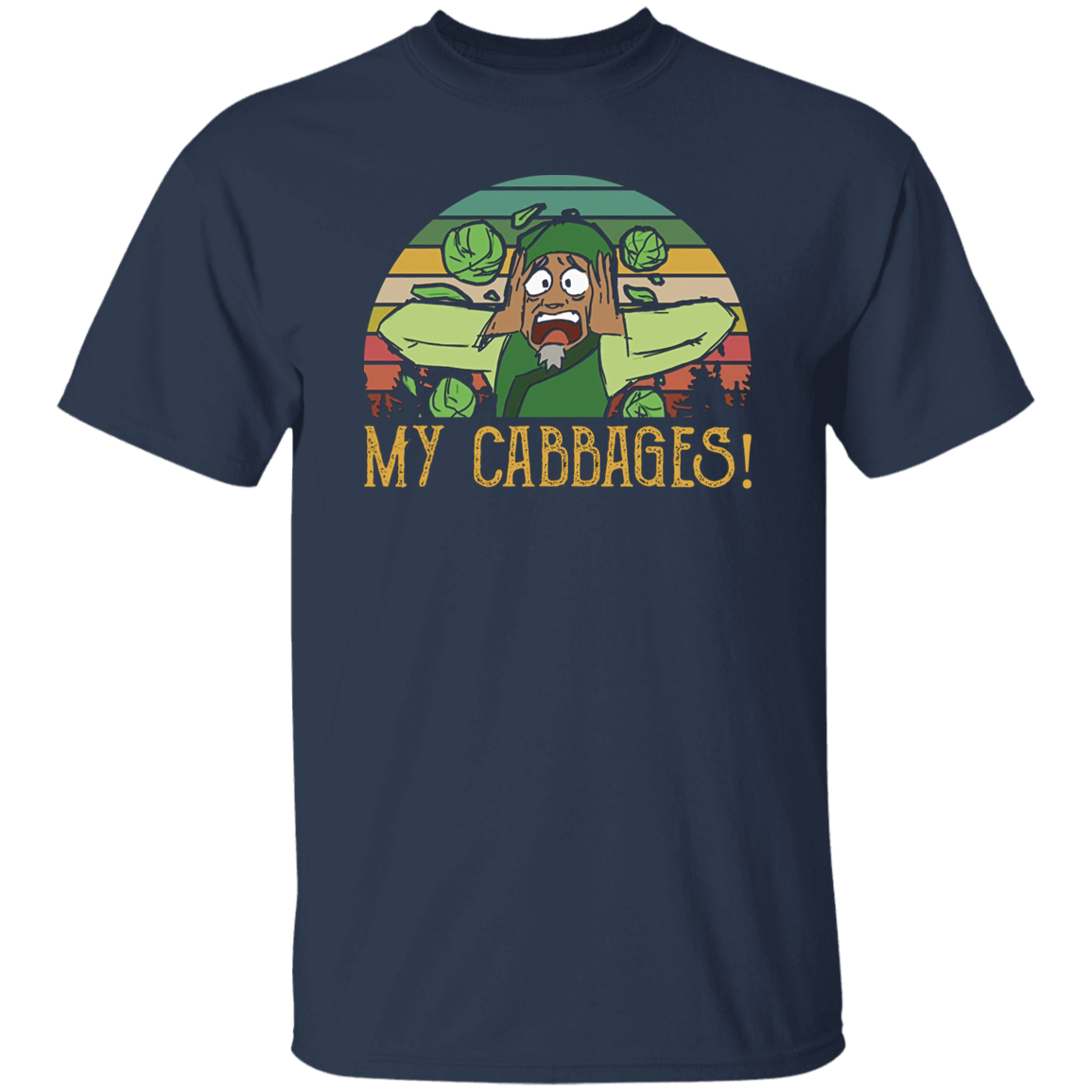 My Cabbages Cabbage Merchant Vintage T-Shirt, Cabbage Man Merchant Shirt, Gift Tee For You And Your Friends G500 5.3 oz. T-Shirt
