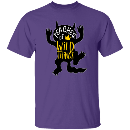 Teacher of Wild Things Teacher  T-Shirt - biubiucustom