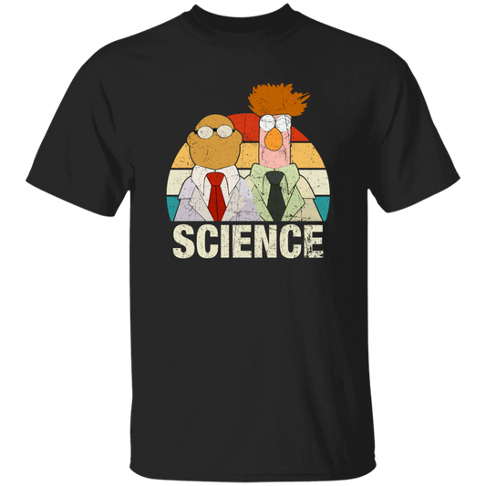 G500 5.3 oz. T-Shirt Muppets Science Bunsen And Beaker Unisex T-Shirt