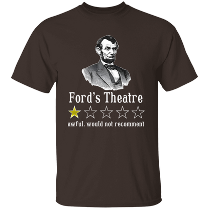 Ford's Theatre Awful Would Not Recommend Teacher Vintage Unisex  T-Shirt - letter