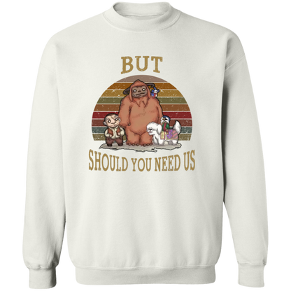 G180 Gildan Crewneck Pullover Sweatshirt But Should You Need Us Ludo Labyrinth And Friends T-Shirt