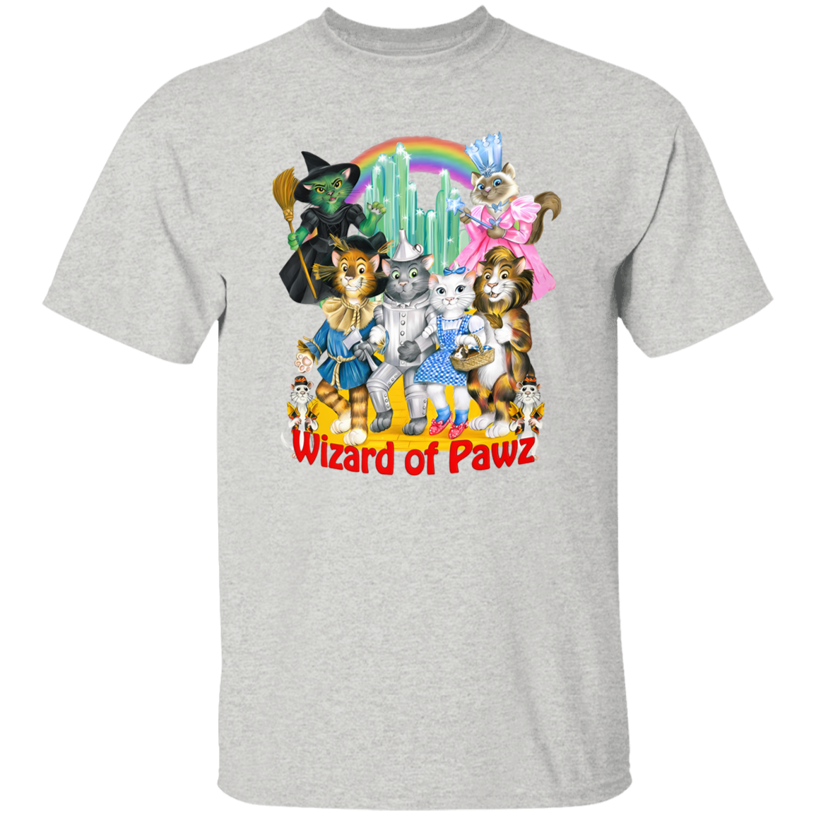 G500 5.3 oz. T-Shirt Wizard Of Paws Vintage T-Shirt