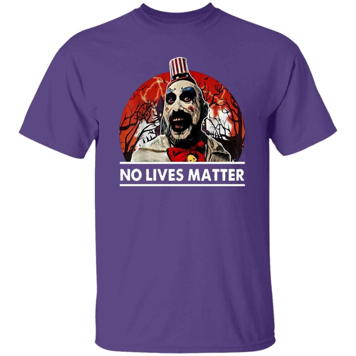 Captain Spaulding No Lives Matter Funny Halloween Costume Vintage T-Shirt - leleart