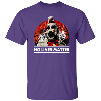 Captain Spaulding No Lives Matter Funny Halloween Costume Vintage T-Shirt - leleart