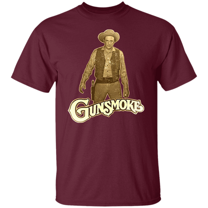 Gunsmoke James Arnes Anime Cowboy T-Shirt - CDCraft