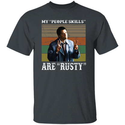 Castiel Supernatural My People Skills Are Rusty T-Shirt