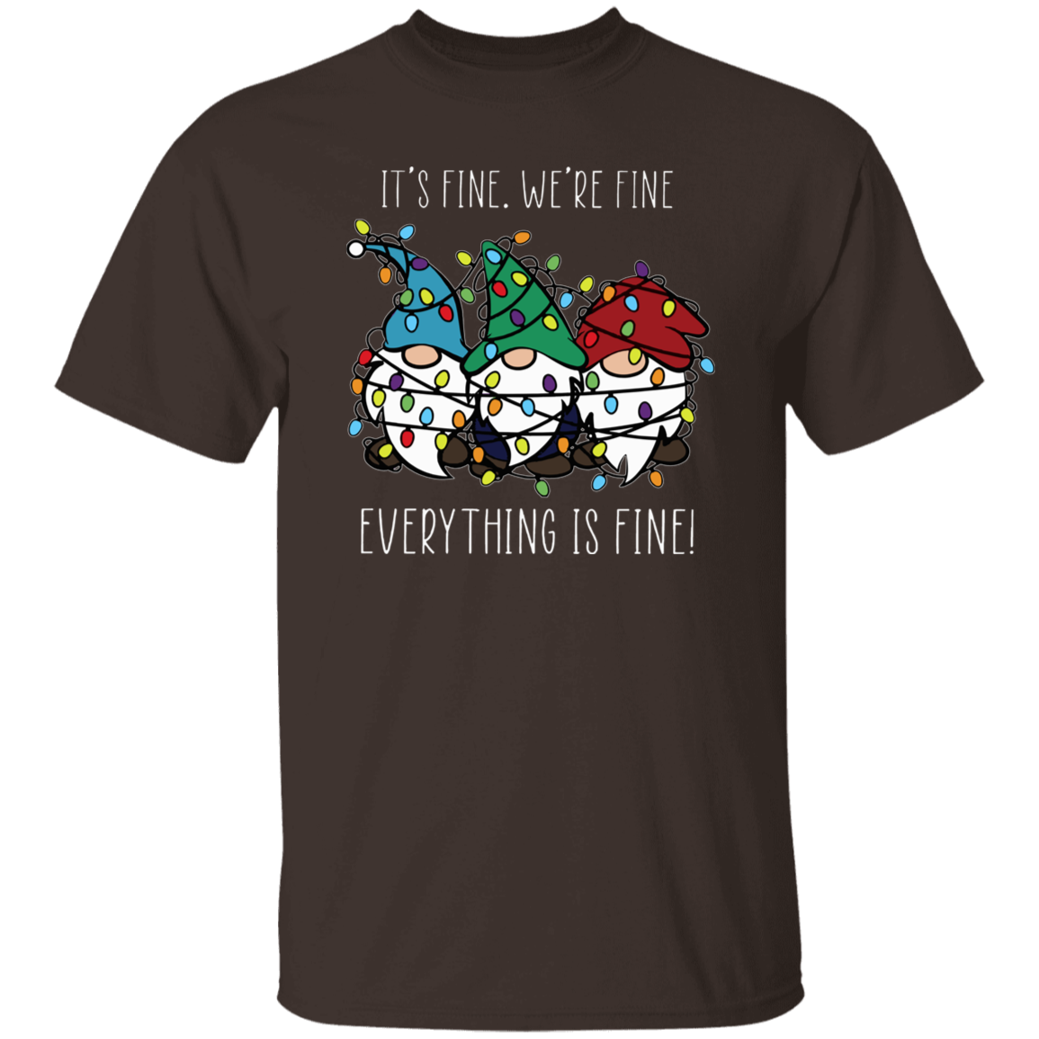 Everything Is Fine Teacher T-Shirt - lapicta
