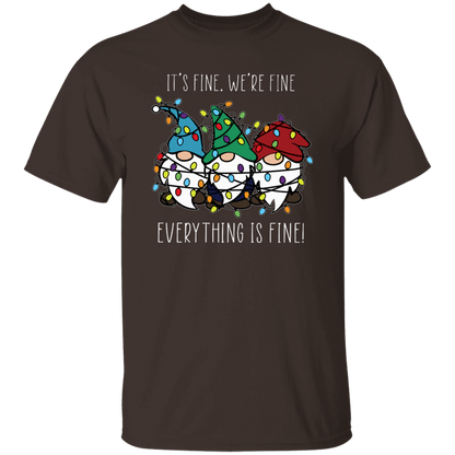 Everything Is Fine Teacher T-Shirt - lapicta