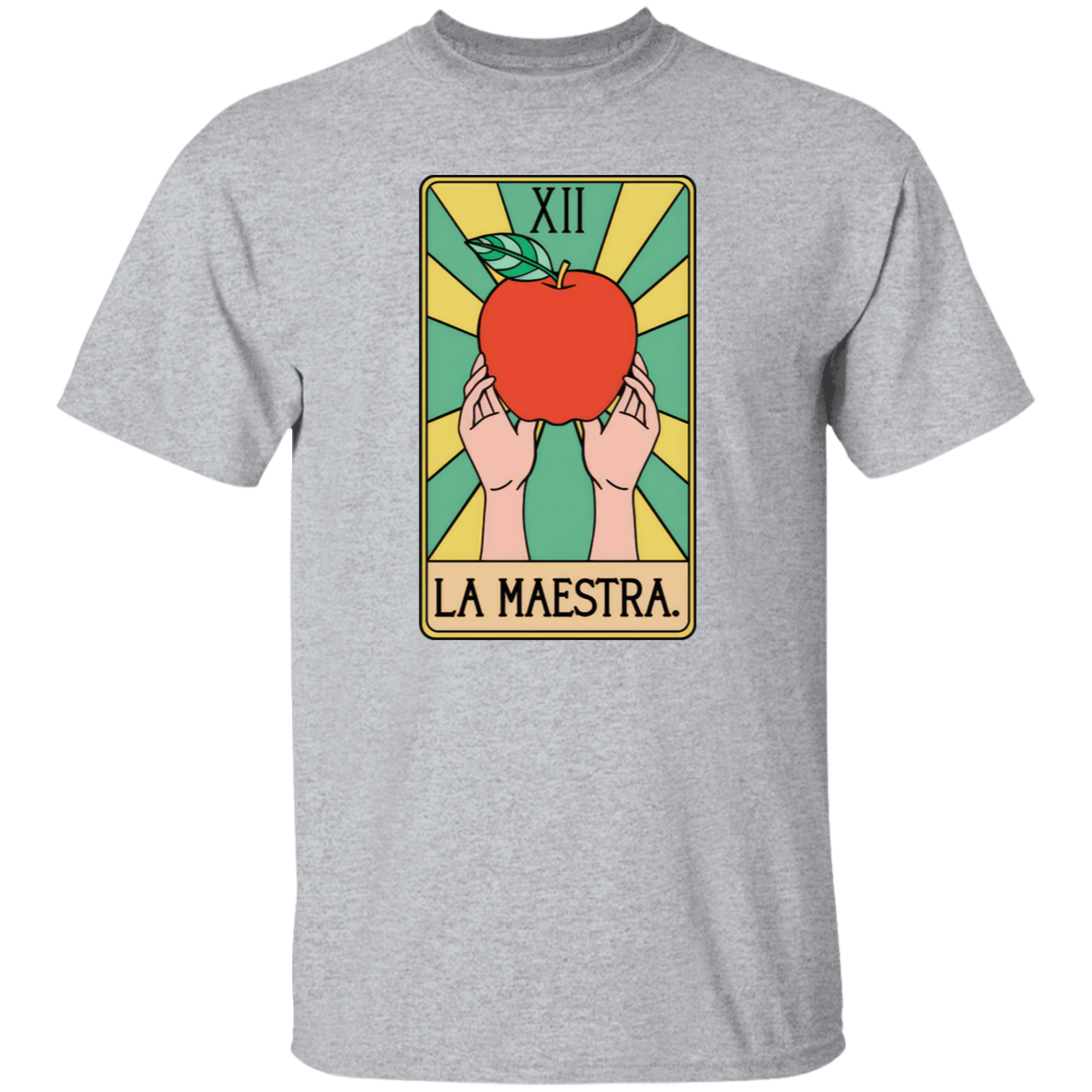 Spanish Teacher La Maestra Tarot Card Teacher T-Shirt
