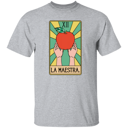 Spanish Teacher La Maestra Tarot Card Teacher T-Shirt