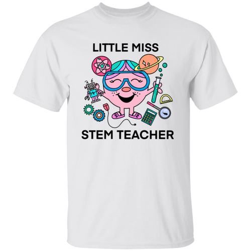 Little Miss Stem Teacher Vintage Unisiex T-Shirt - letter