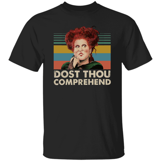 Winifred Dost Thou Comprehend Vintage T-Shirt, Hocus Pocus Shirt, Halloween Shirt, Funny Gift Tee For You And Your Family	G500 5.3 oz. T-Shirt