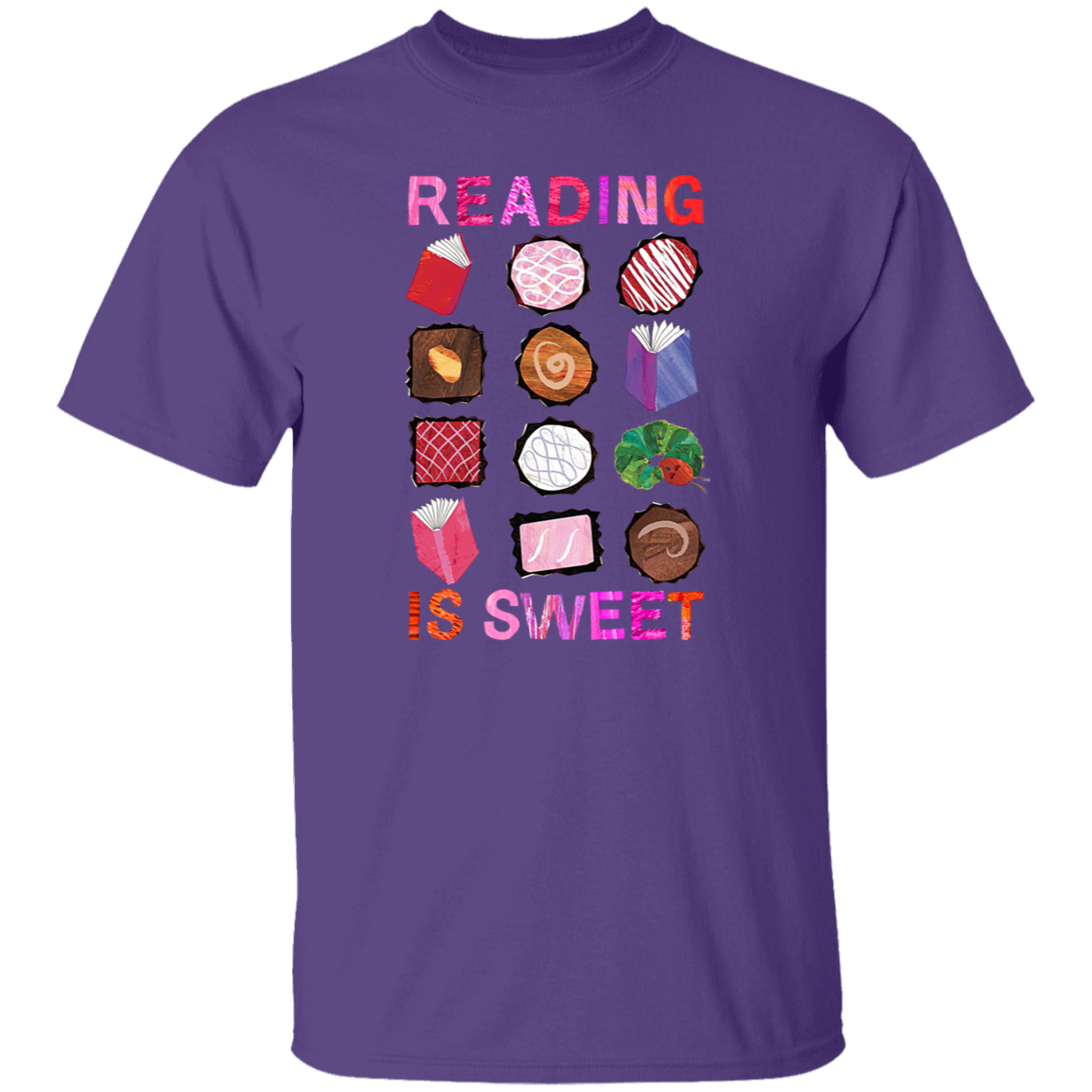 Reading Is Sweet T-Shirt, Candy Book Tee, Cute Teacher Shirt, School Librarians Shirt, Classroom Gift