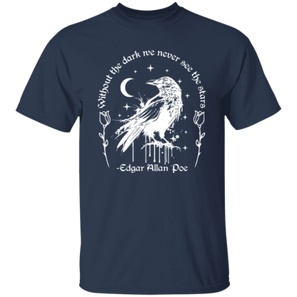 Without The Dark We Never See The Stars Teacher Vintage Unisex  T-Shirt- letter