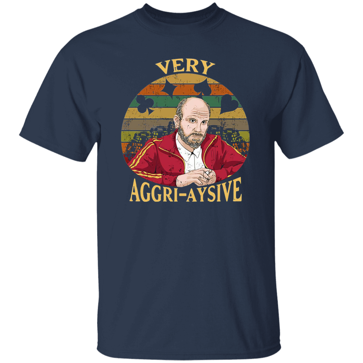 Rounders Teddy Very Aggri Aysive Sunset Vintage T-Shirt - leleart