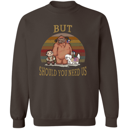 G180 Gildan Crewneck Pullover Sweatshirt But Should You Need Us Ludo Labyrinth And Friends T-Shirt
