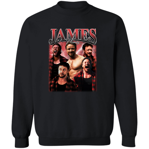 James Mcavoy Vintage Retro Bootleg Gildan Crewneck Pullover Sweatshirt - ID17092418
