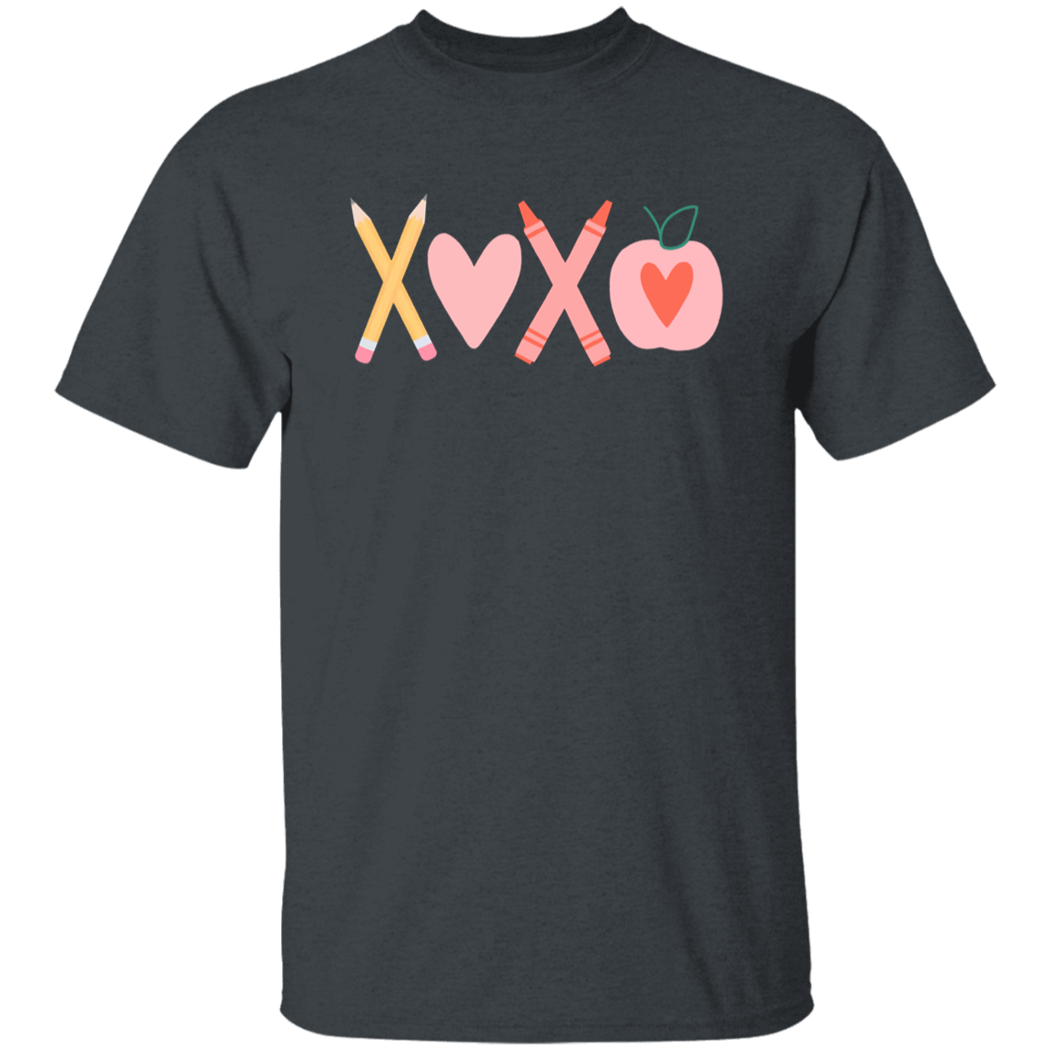 Pencil Crayon Apple Teacher  T-Shirt - lapicta