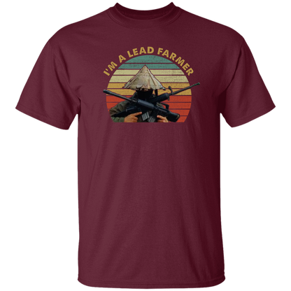 Im A Lead Farmer Vintage Retro Sunset Style Vintage T-Shirt