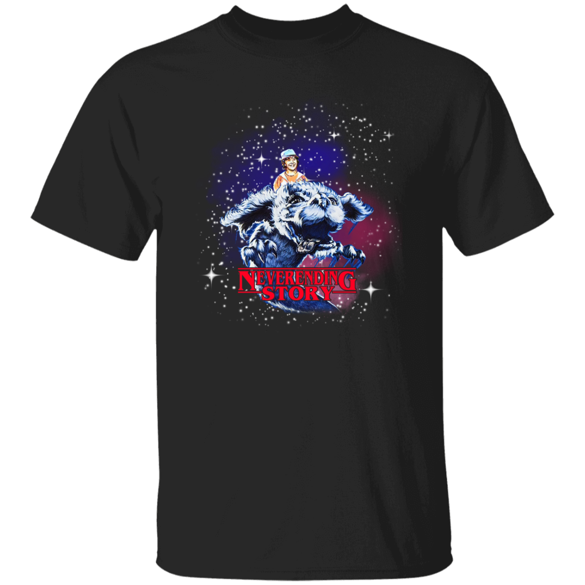 Stranger Things Dustin Neverending Story Vintage T-Shirt