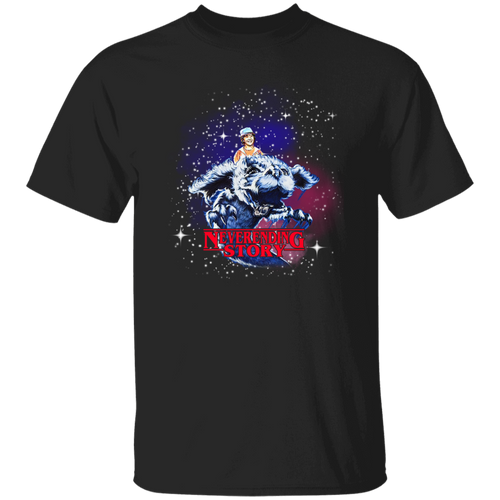 Stranger Things Dustin Neverending Story Vintage T-Shirt