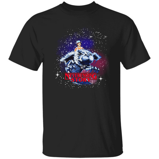 Stranger Things Dustin Neverending Story Vintage T-Shirt