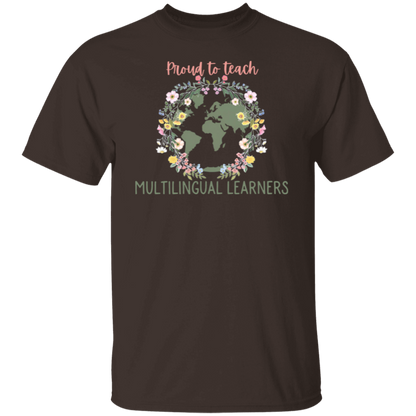 Proud To Teach Multilingual Learners Teacher T-Shirt - CDCraft