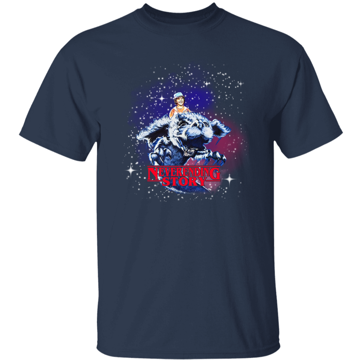Stranger Things Dustin Neverending Story Vintage T-Shirt