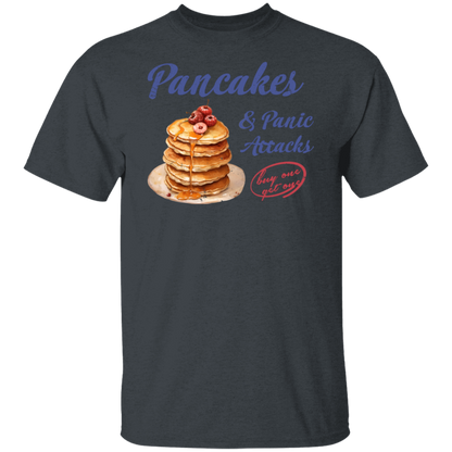 G500 5.3 oz. T-Shirt Pancakes and Panic Attacks Shirt - ID29102407
