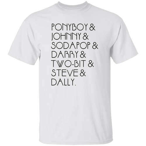 The Outsiders Shirt Characters Funny Literature Teacher Vintage T-Shirt