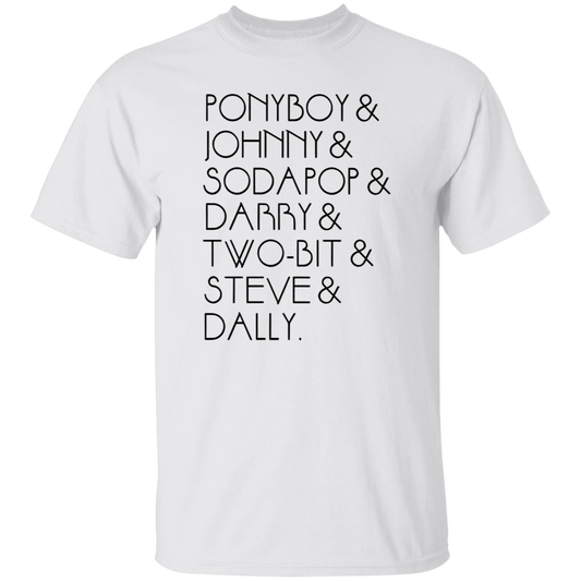 The Outsiders Shirt Characters Funny Literature Teacher Vintage T-Shirt
