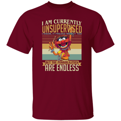 Muppet Show I Am Currently Unsupervised Vintage T-Shirt