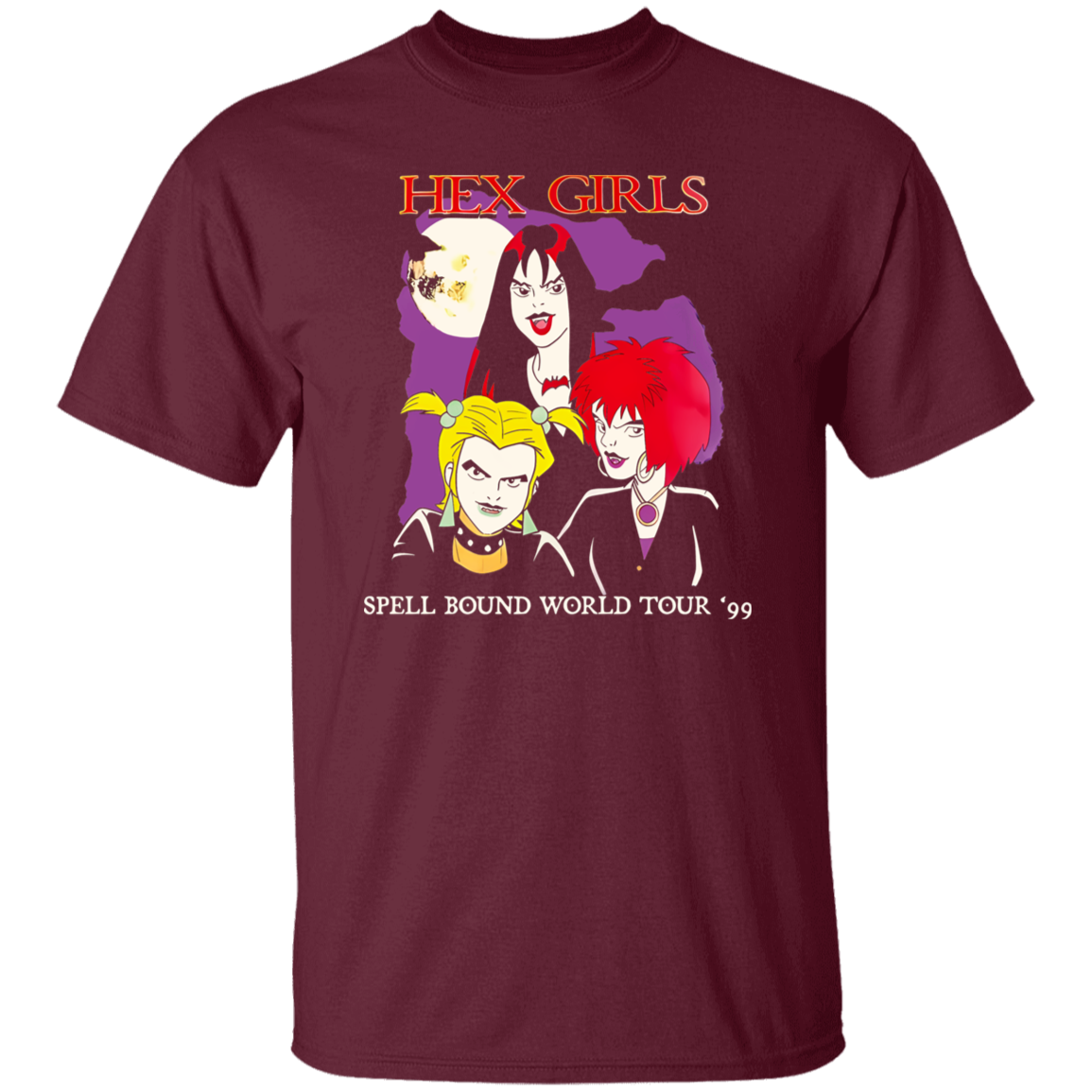 Hex Girls Spell Bound World Tour 99 Vintage T-Shirt