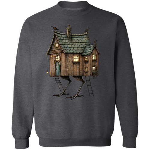 Baba Yaga House G180 Gildan Crewneck Pullover Sweatshirt - lucy - ID01112405