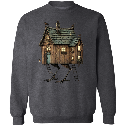 Baba Yaga House G180 Gildan Crewneck Pullover Sweatshirt - lucy - ID01112405
